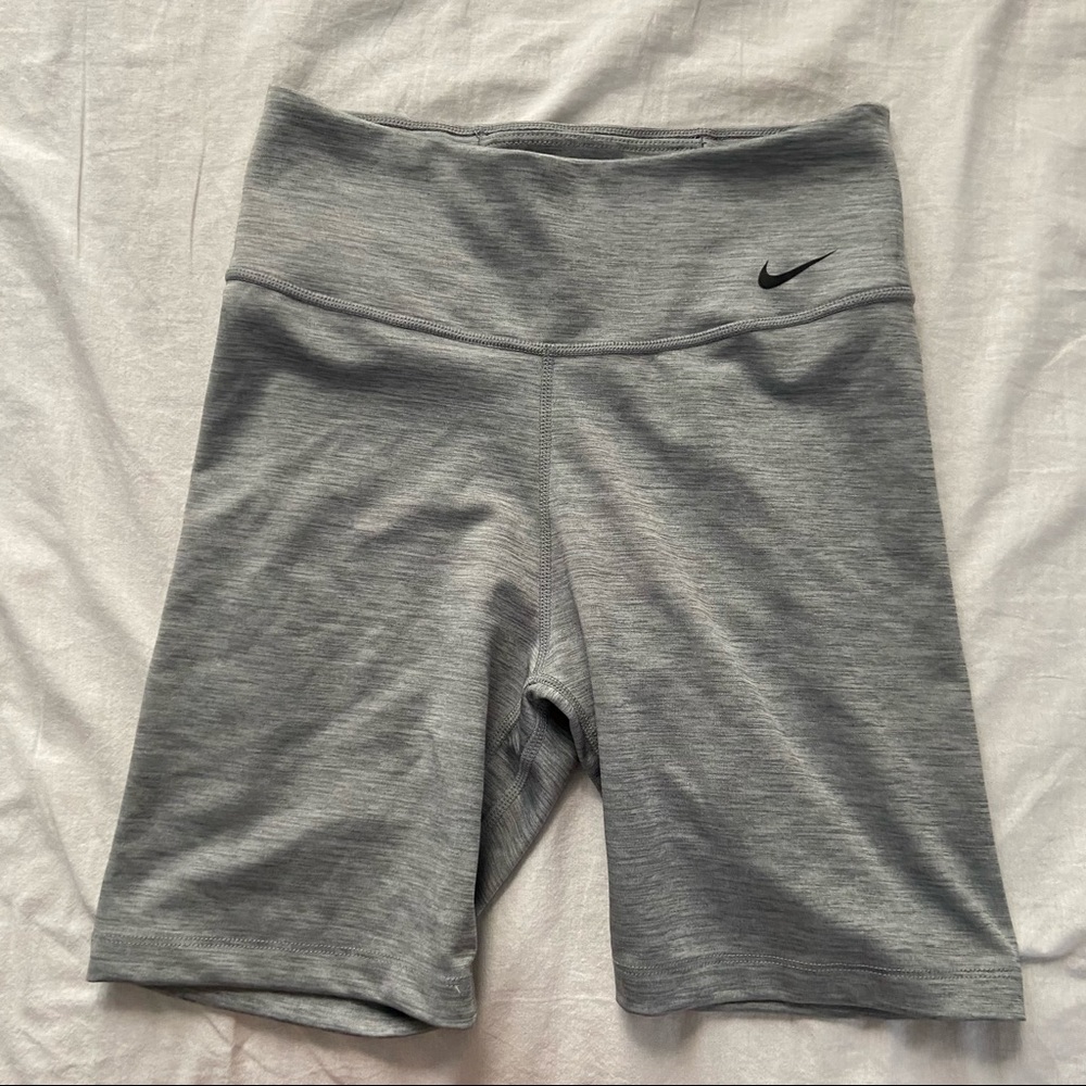Nike grey biker shorts